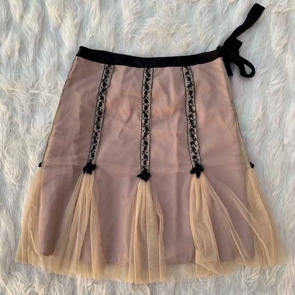 Odille Dresses & Skirts - Anthropologie Odille Silk Tulle Skirt, Size 12